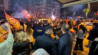 Galatasaray'ın Şampiyonluğu Afyonkarahisar'da Coşkuyla Kutlandı