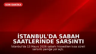 İstanbul'da Sabah Saatlerinde Sarsıntı Hissedildi