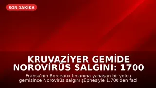 Kruvaziyer Gemide Norovirüs Salgını: 1700 Kişi Karantinada