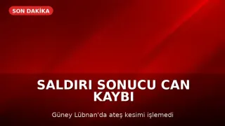 Lübnan: İsrail Saldırılarında İki Paramadi̇k Öldürüldü