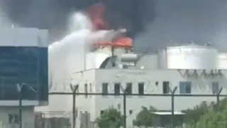 Mersin'deki Biyodizel Üretim Tesisinde Yangın