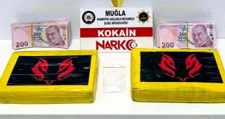 Muğla'da 2 Kilo Kokain ve Suç Geliri Para Ele Geçirildi