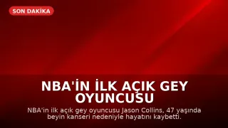 NBA'in İlk Açık Gey Oyuncusu Jason Collins 47 Yaşında Hayatını Kaybetti