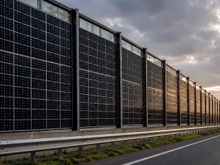 Otoyol Ses Bariyerlerinden Elektrik Üretimi Projesi Başladı