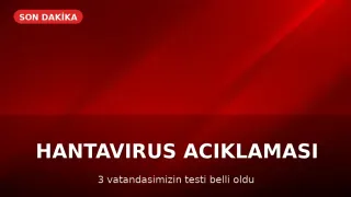 Sağlık Bakanlığı'ndan Hantavirüs Açıklaması: 3 Vatandaşın Test Sonuçları Negatif Çıktı