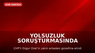 Uşak Belediyesi Yolsuzluk Soruşturması Kapsamında Danışman Gözaltına Alındı